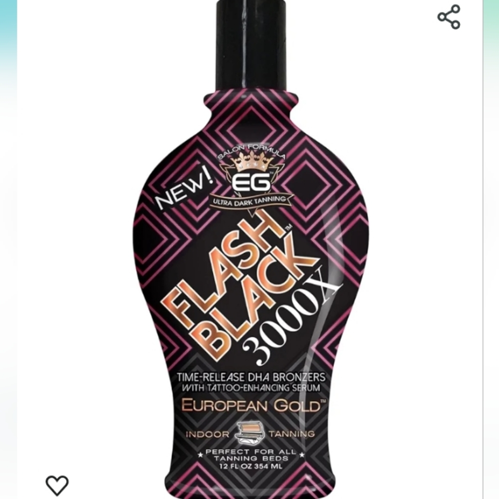 Flash Black 3000x Indoor/Outdoor Tanning Lotion